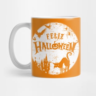 Feliz Halloween - grunge design Mug